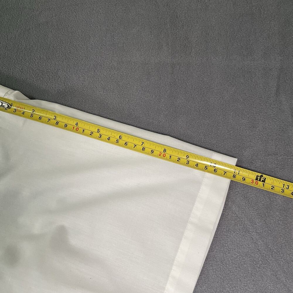 Vintage 80s Shirt Towncraft White Short Sleeve Button Front Men's 16.5 - Picture 8 of 9